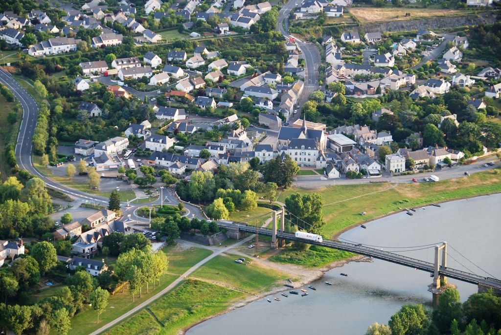 Bouchemaine vue du ciel