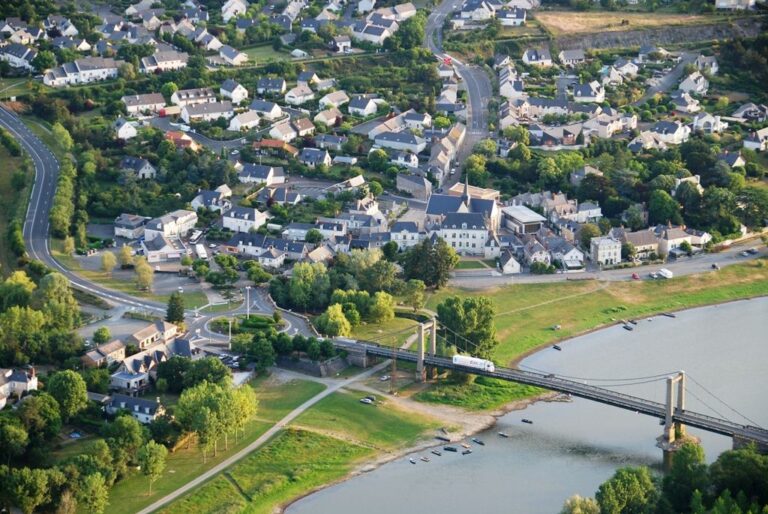 Bouchemaine vue du ciel