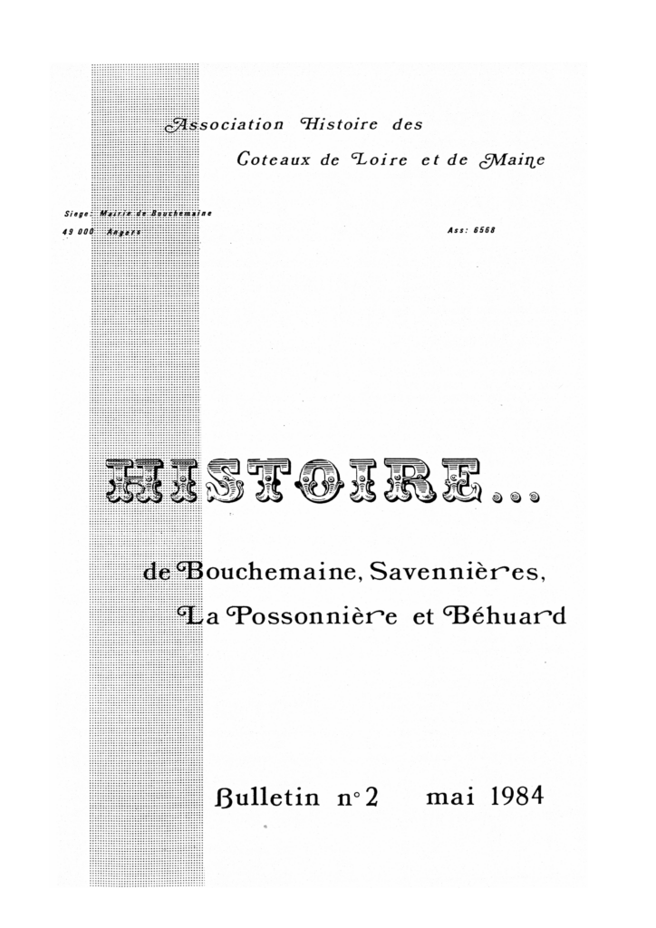 Couverture du bulletin n°2