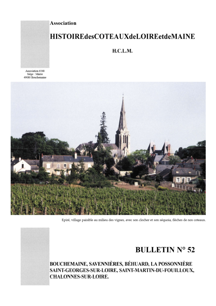 Couverture du bulletin n°52