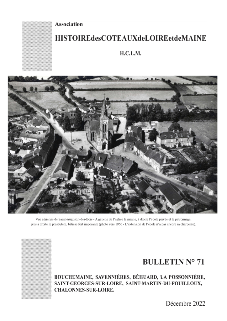Couverture du bulletin n°71