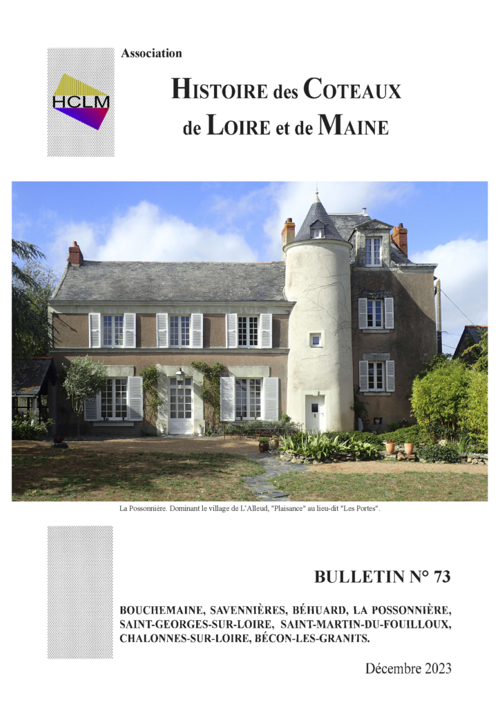 Couverture du bulletin n°73