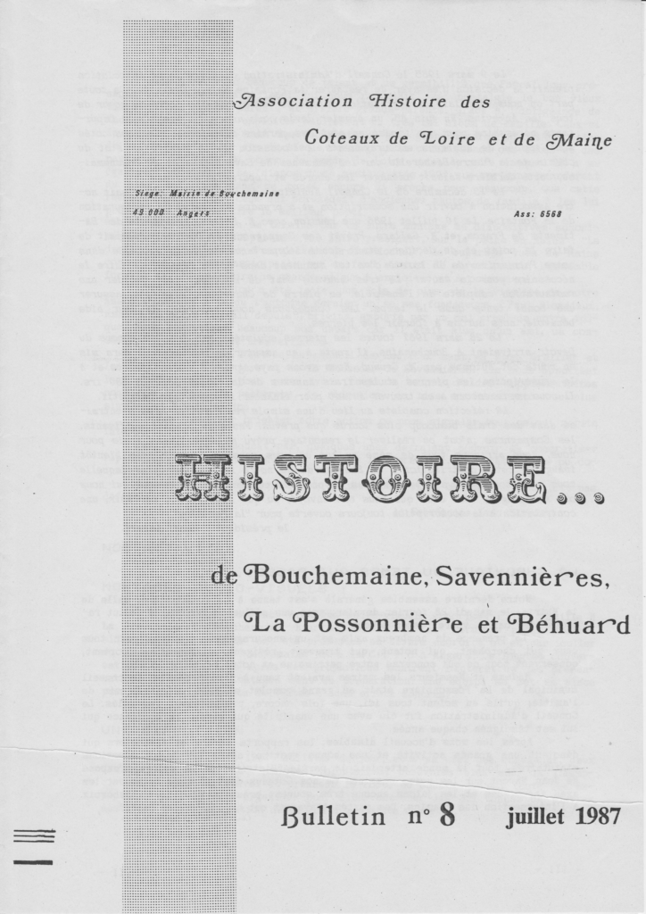 Couverture du bulletin n°8