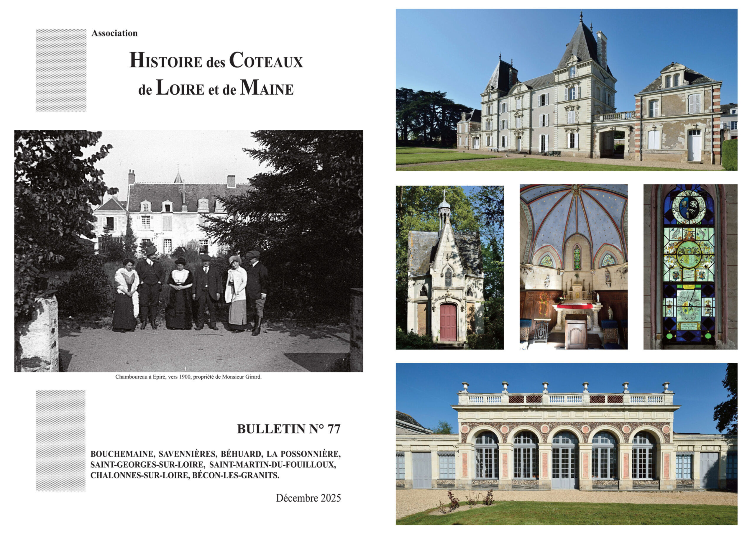 Bulletin 77 - Pages I & IV de couverture