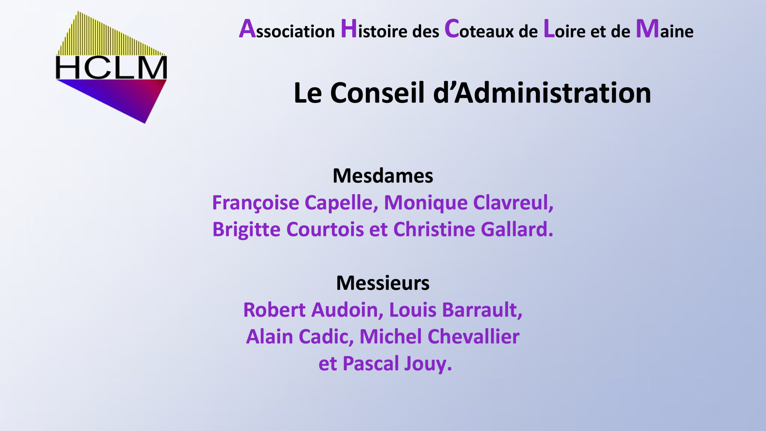 Conseil d'administration