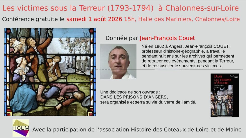 Conférence de J-F Couet à Chalonnes-sur-Loire